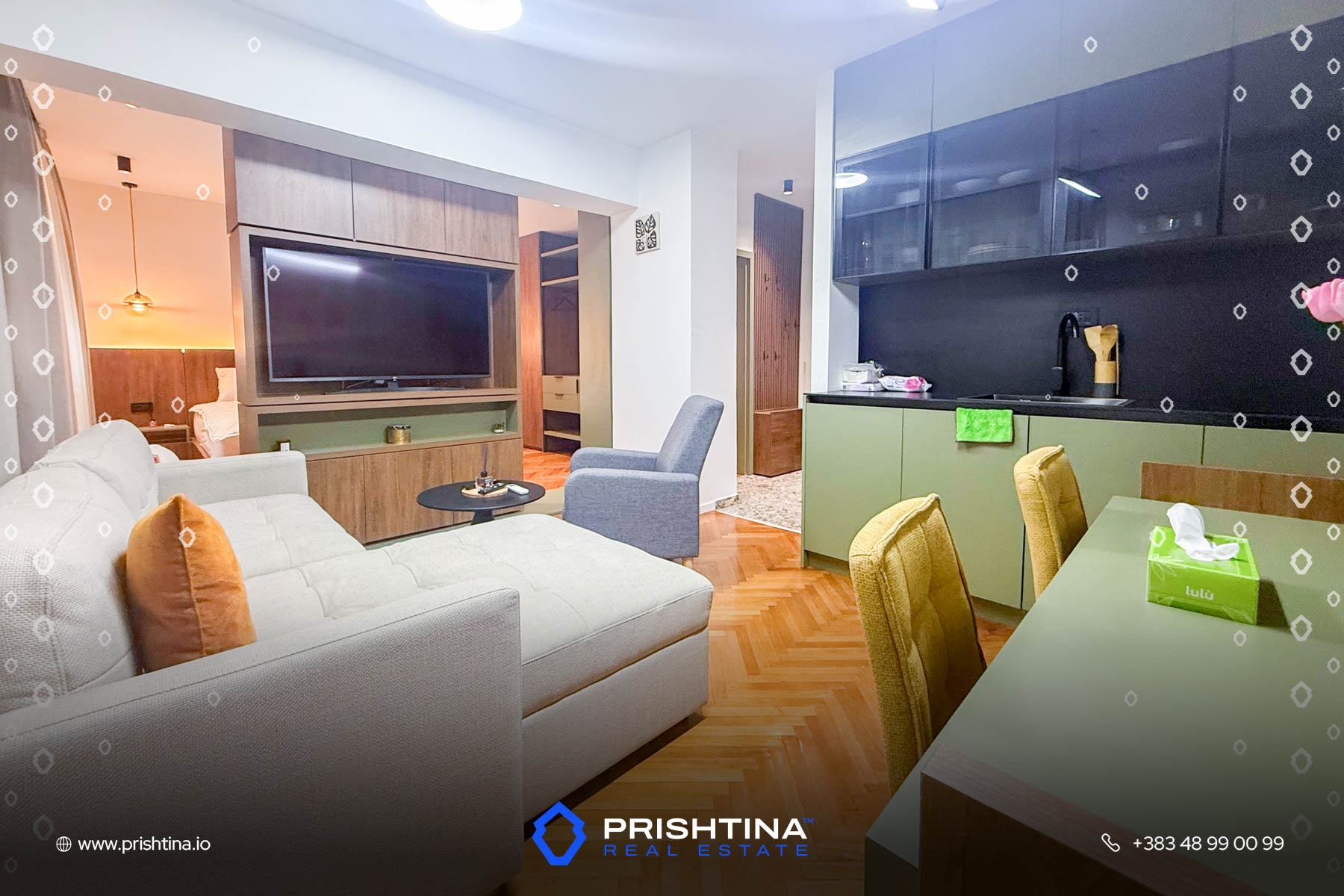 Banesë me qira 36.71m² në Ulpianë - Image 1
